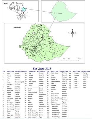 Spatial variation of short birth intervals and their determinant factors among reproductive women in Ethiopia using a geographically weighted regression model